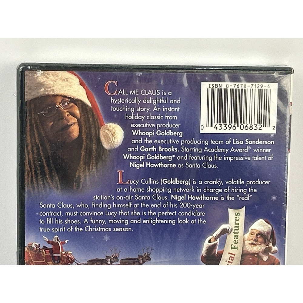 Call Me Claus DVD Whoopi Goldberg Christmas Holiday Movie Sealed VTG - Picture 7 of 13